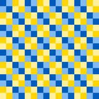 Seamless Colorful Checkered Flannel patterns of square for background. vector