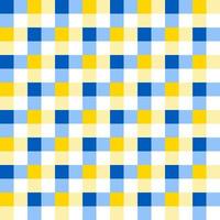 Seamless Colorful Checkered Flannel patterns of square for background. vector