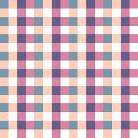 Seamless Colorful Checkered Flannel patterns of square for background. vector