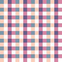 Seamless Colorful Checkered Flannel patterns of square for background. vector