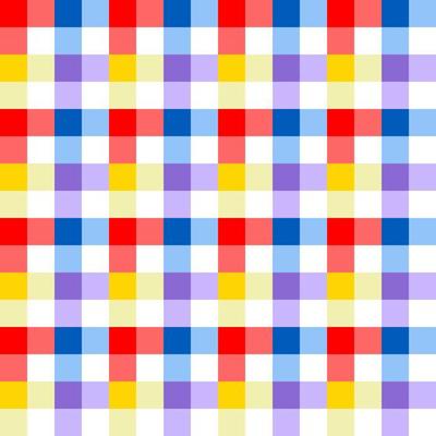 Seamless Colorful Checkered Flannel patterns of square for background.