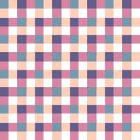 Seamless Colorful Checkered Flannel patterns of square for background. vector