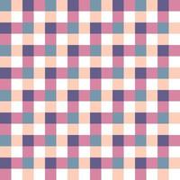 Seamless Colorful Checkered Flannel patterns of square for background. vector