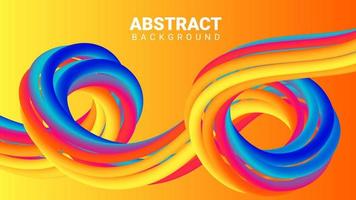 wavy colorful geometric abstract background vector