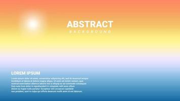 simple colorful gradient abstract background vector