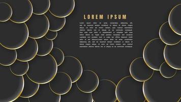 elegant and luxurious gold color abstract background vector