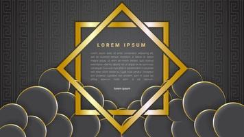 simple and luxury geometric abstract background vector