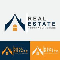 Real Estate Business Logo Template, Building, Property Development, and Construction Logo Vector