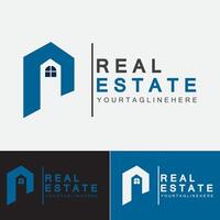 Real Estate Business Logo Template, Building, Property Development, and Construction Logo Vector