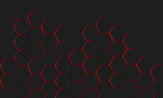 polygonal abstract background black and light red vector