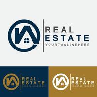 Real Estate Business Logo Template, Building, Property Development, and Construction Logo Vector