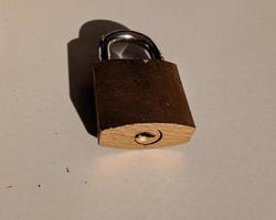 Padlock for background or texture. photo