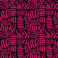 abstract seamless vector pattern chaotic curved lines of different colors on contrasting background