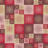 ceramic tiles in patchwork style vector seamless pattern ethnic backgrounds