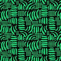 abstract seamless vector pattern chaotic curved lines of different colors on contrasting background