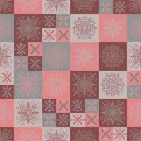 ceramic tiles in patchwork style vector seamless pattern ethnic backgrounds