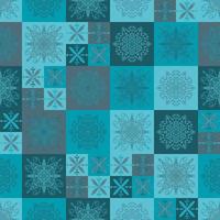 ceramic tiles in patchwork style vector seamless pattern ethnic backgrounds