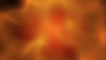 orange gradient flytande rök bakgrund. vattenyta och ljus. dynamisk vågrörelse. video
