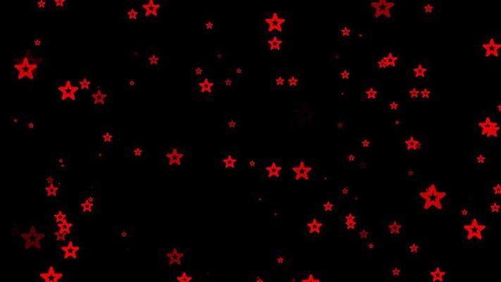 Red star particle motion background. Faded wallpaper animation ...