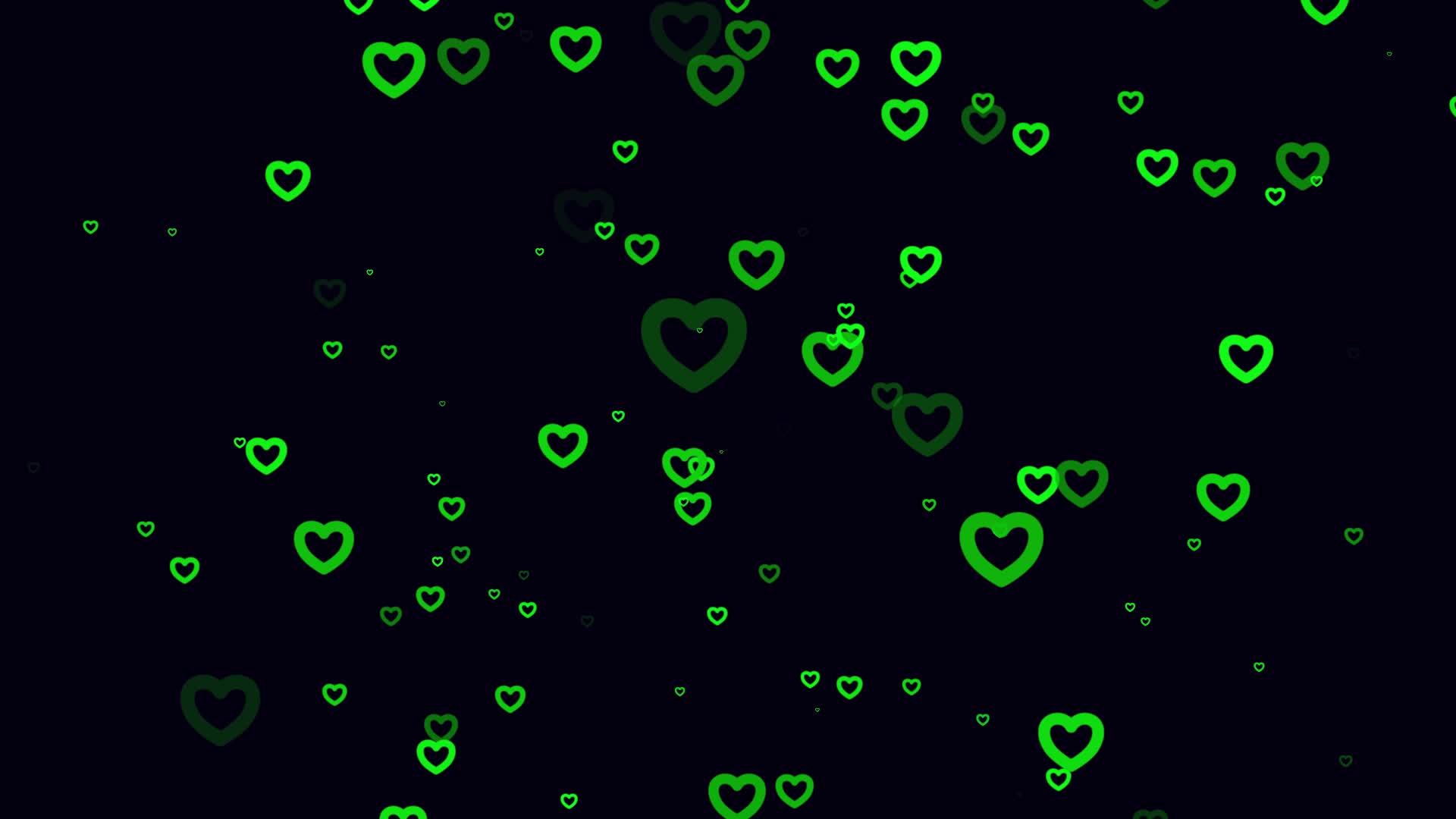 Green Effect Love Stock Video Footage for Free Download