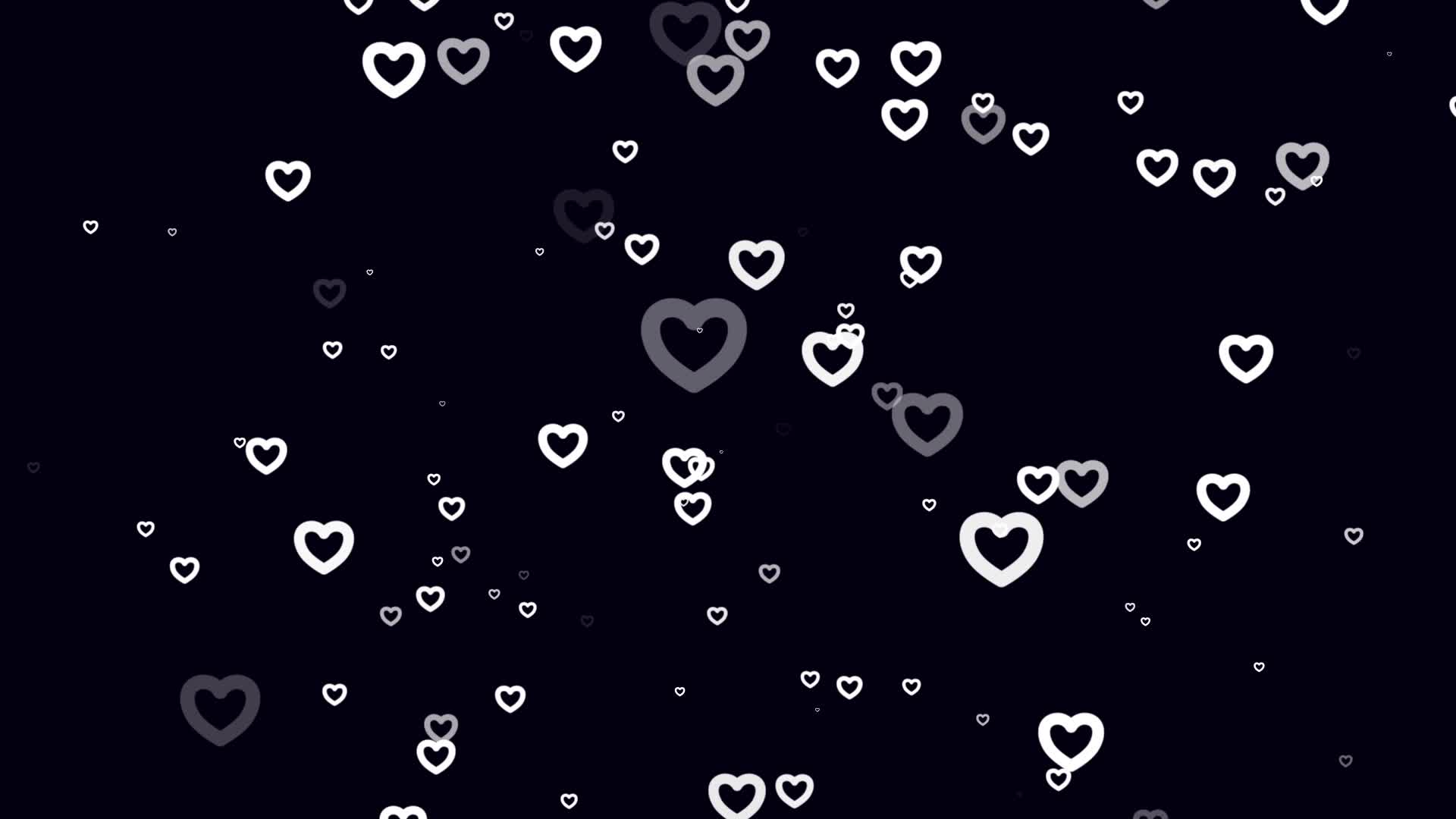 Beautiful White Heart Black Background  Black Wallpaper HD