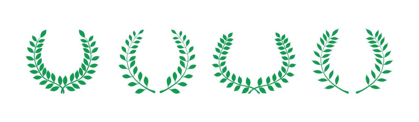 Laurel wreath collection vector eps 10