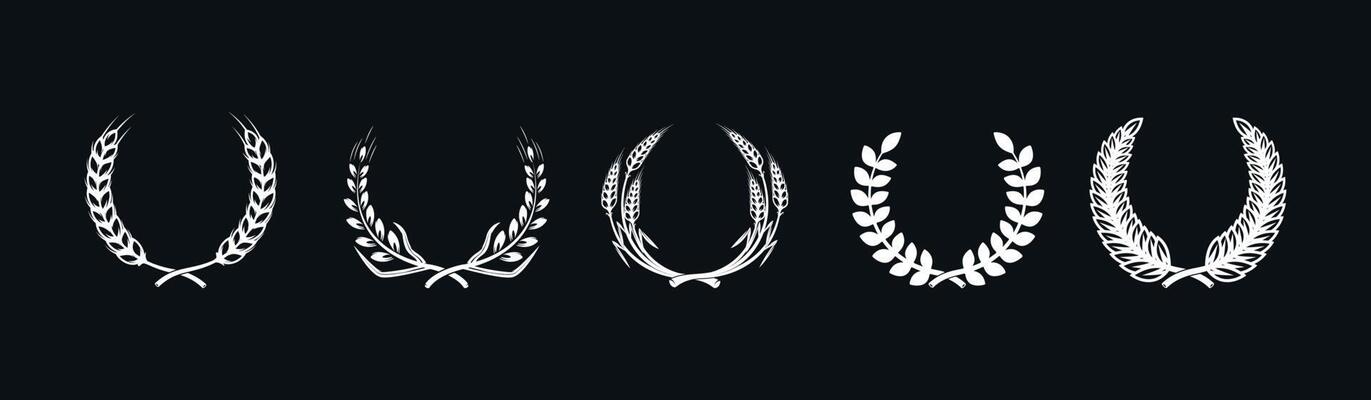 laurel wreaths vector