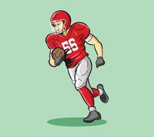 american football vector character