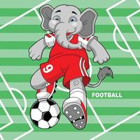 animal sport football illustration vector