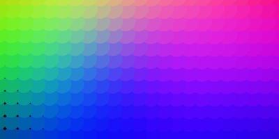 Dark Multicolor vector texture with disks.
