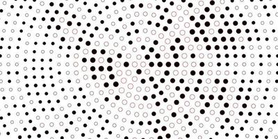 Dark Red vector background with bubbles.