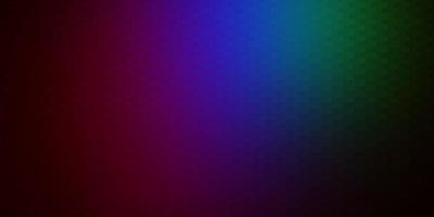 Dark Multicolor vector texture in rectangular style.