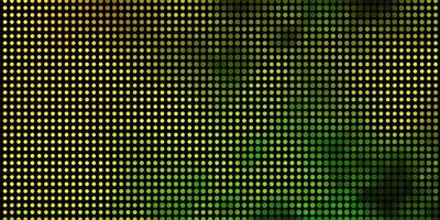 Light Green, Yellow vector background with circles.