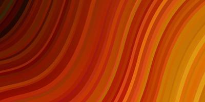 Light Orange vector background with lines.