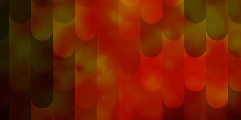 Light Orange vector template with lines.