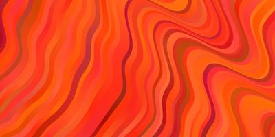 Light Orange vector background with lines.