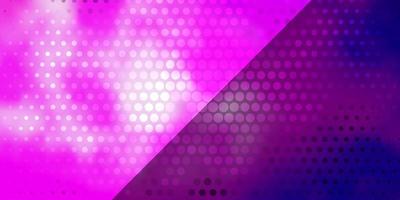 Light Purple, Pink vector template with circles.