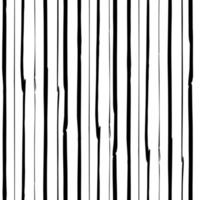 Pinstripes seamless repeat vector pattern. Free hand drawn uneven stripes, streaks, bars, lines, strips. Black and white monochrome background. Texture for ceramic tile wallpapers, web background