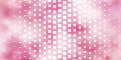 Light Red vector background with rectangles.