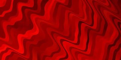 Light Red vector background with wry lines.