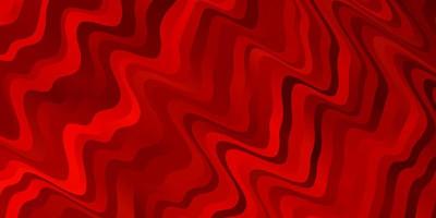 Light Red vector background with wry lines.