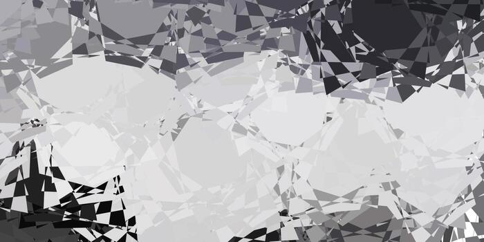 Light Gray vector background with triangles.