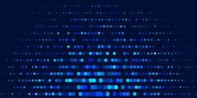 Dark BLUE vector backdrop with dots.