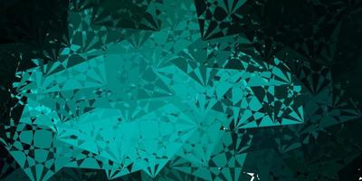 Light Green vector pattern with polygonal shapes.