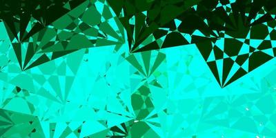 Light Green vector pattern with abstract shapes.