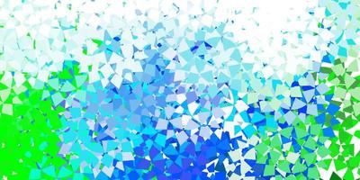 Light blue vector background with polygonal style.