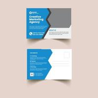 Corporate Professional Business Postcard Design Template.Corporate Postcard Design vector template for Opening invitation.Event Card Design, EDDM Postcard Template, Invitation Design