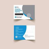 Corporate Professional Business Postcard Design Template.Corporate Postcard Design vector template for Opening invitation.Event Card Design, EDDM Postcard Template, Invitation Design