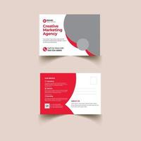 Corporate Professional Business Postcard Design Template.Corporate Postcard Design vector template for Opening invitation.Event Card Design, EDDM Postcard Template, Invitation Design