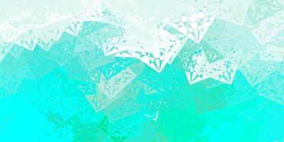 Light Green vector background with polygonal forms.